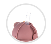 bidon ze słomką z odważnikiem